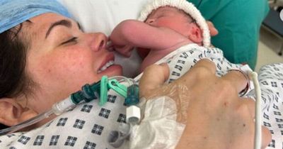 Scarlett Moffatt gives birth and reveals sweet name and first picture of son