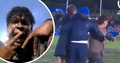 Wild scenes see players and coaches empty benches as Italy stun South Africa at U-20s World Championships