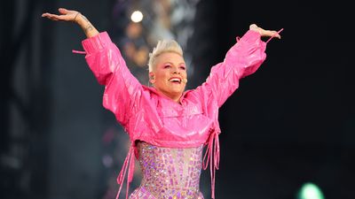 After Someone Threw Their Mom's Ashes At Pink, Someone Else Handed Her A Giant Wheel Of Cheese In Viral Video