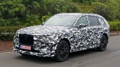 Mazda CX-80 Spy Photos Catch SUV Testing In Europe Ahead Of Its Launch