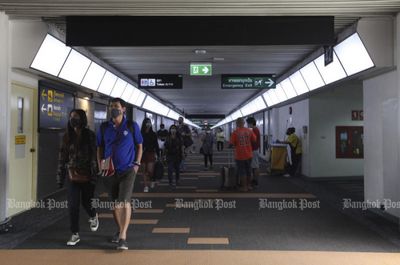 Walkway safety alert at airport after accident