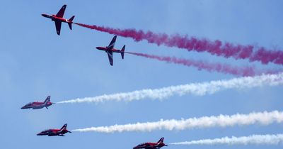 Exact times Red Arrows fly over West Country today - all the places you can see them
