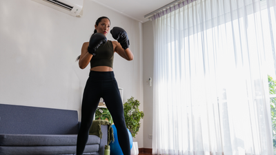 Burn calories fast and strengthen your entire body with this fun kickboxing workout