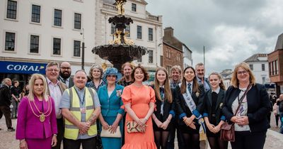 Launch party marks £400,000 restoration of historic Dumfries fountain