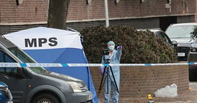 Boy, 15, and man, 23, dead in triple stabbing next to nursery as 'group filmed music video'