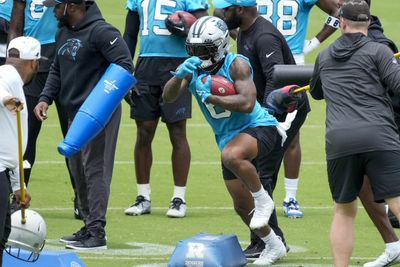 Panthers RB Miles Sanders named potential 2023 fantasy league winner
