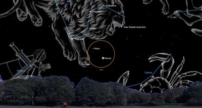 Mars, Venus and Neptune put on a summer skywatching show tonight. Here's how to see it.