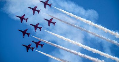 Exactly when and where you can see the Red Arrows flying over Swansea, Cardiff, Porthcawl and other towns on Saturday and Sunday