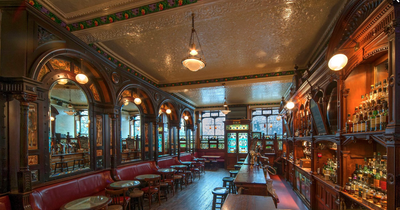 The Edinburgh bar frozen in time and looking exactly the same as 120 years ago