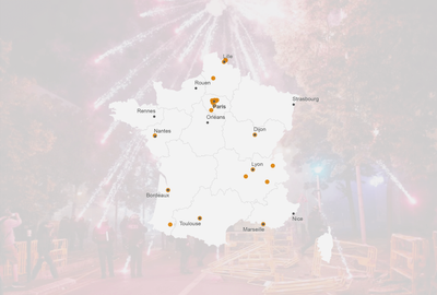 Mapping French protests triggered by the police killing of Nahel