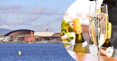 You can sail around Cardiff Bay while enjoying afternoon tea and bottomless prosecco