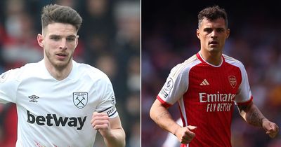 Arsenal hold firm over Granit Xhaka transfer decision as Declan Rice delay emerges