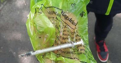 Concerned Edinburgh dog walkers issue stark warning after finding dirty needles in park