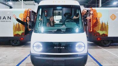 Rivian Starts Deploying Its Electric Van As Mobile Service Vehicle