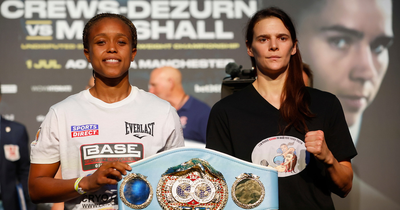 Natasha Jonas successfully makes weight as she bids to become a two-weight world champion