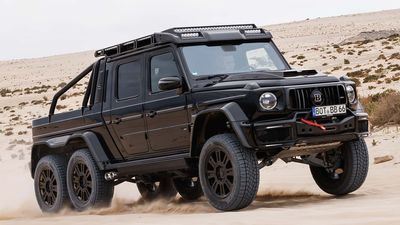 AMG G63 Turns Into Two Six-Wheeled Pickups By Brabus With 800 And 900 HP