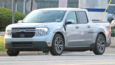 Ford Maverick With Lowered Suspension Is A Fun Street Truck In New Spy Pics