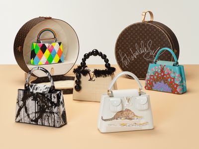 Bid on one-off Louis Vuitton bags designed by the world’s biggest artists