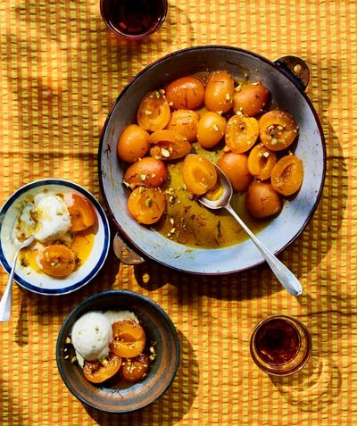 José Pizarro’s recipe for vermut-roasted apricots