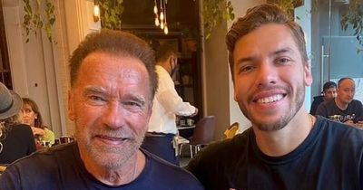 Arnold Schwarzenegger's secret son pays tribute to his famous father with new project