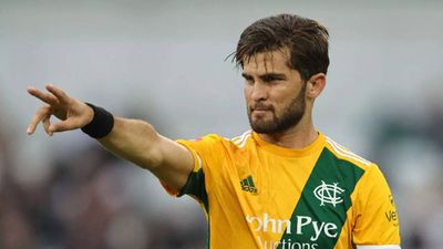 Watch: Shaheen Afridi's insane four-wicket first over in T20 Blast