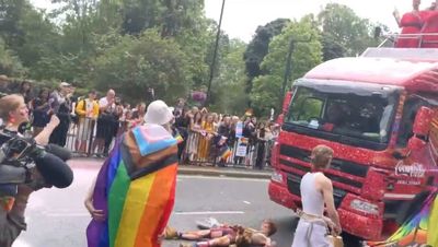 Seven arrested after Just Stop Oil protest at London Pride over ‘high-polluting’ sponsors