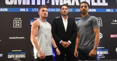 What time and TV channel is Dalton Smith v Sam Maxwell on tonight?