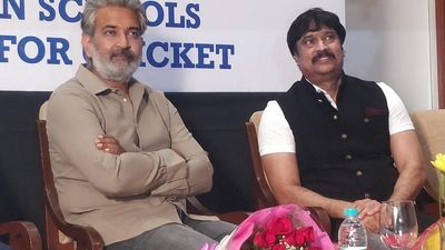 Rajamouli pads up to encourage rural cricket talent