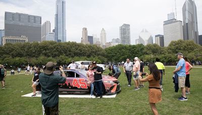 NASCAR in Chicago gives fans thrills until the threat of lightning puts the brakes on things