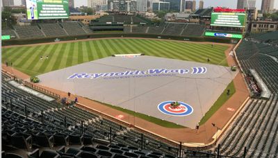 Cubs-Guardians game delayed by rain