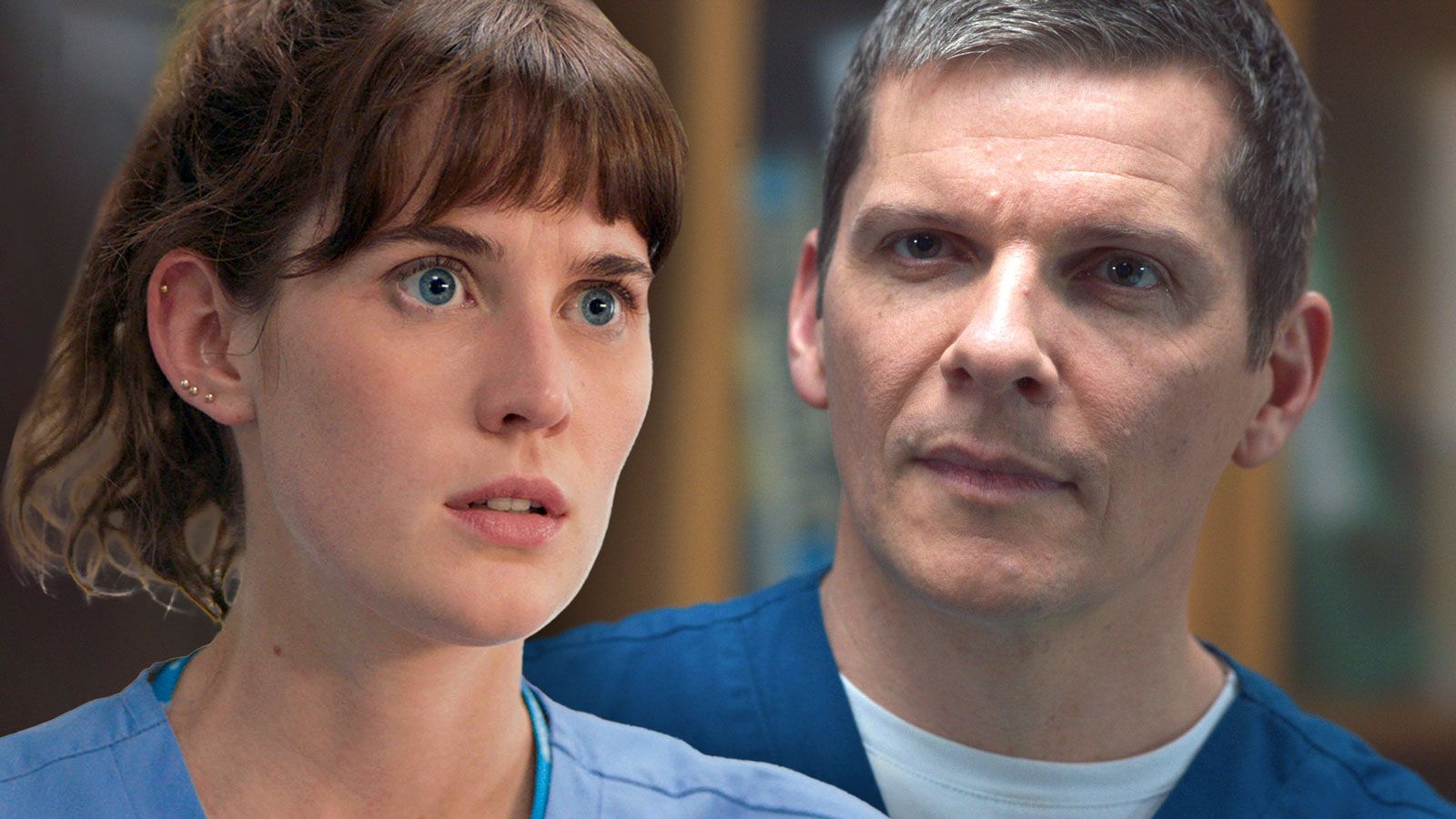 Casualty EXCLUSIVE: Nigel Harman and Anna Chell reveal…