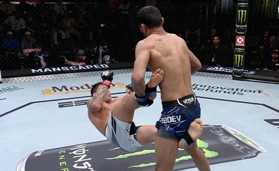 Video: Nursulton Ruziboev’s UFC debut KO of Brunno Ferreira looked like it came out of a movie