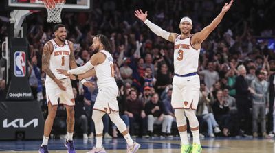 Knicks’ Jalen Brunson, Josh Hart React to Villanova Reunion With Donte DiVincenzo