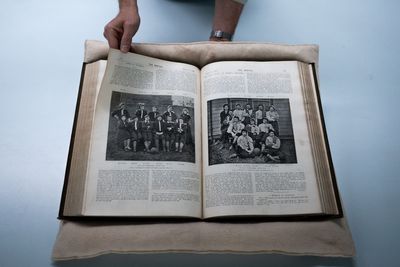 Archivists give sports fans rare glimpse into early days of women’s football