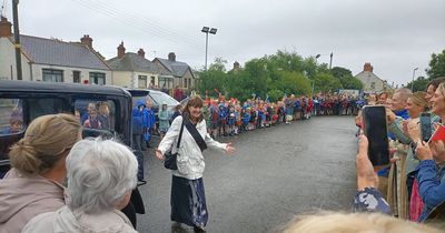 Portavogie Primary School principal gets royal treatment with incredible goodbye for retirement