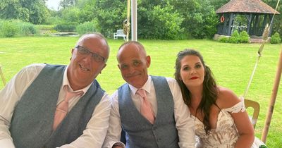 Bride shares heartwarming reason why dad AND step-dad both walked her down the aisle