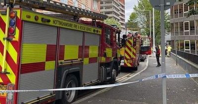 Three Nottingham roads closed as police respond to concern for man's safety