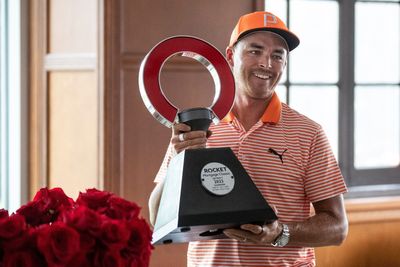 Rickie Fowler survives three-way playoff for dramatic win at 2023 Rocket Mortgage Classic