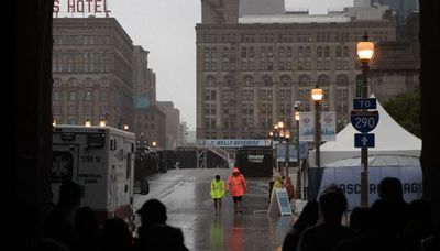 Fans go with the flow as record rainfall dampens Chicago’s NASCAR weekend