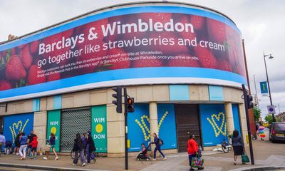 Celebrities call on Wimbledon to drop Barclays sponsorship