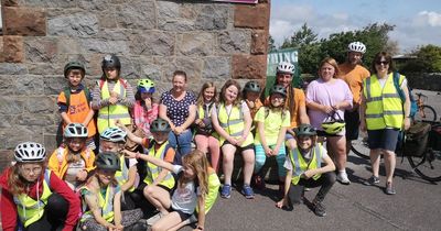 Auchencairn Primary pupils complete cycling skills lessons