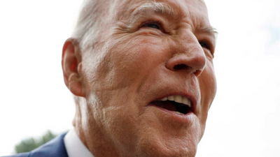 White House explains why Joe Biden has those mysterious lines on his face