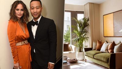 We love Chrissy Teigen's take on the latest trend for 'warm minimalism' – a cozier version of the clean aesthetic