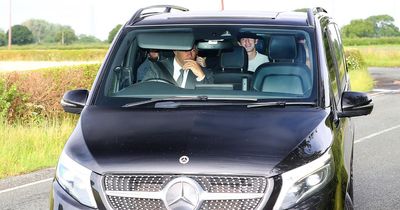 Mason Mount arrives at Man Utd training base to complete £60m transfer from Chelsea