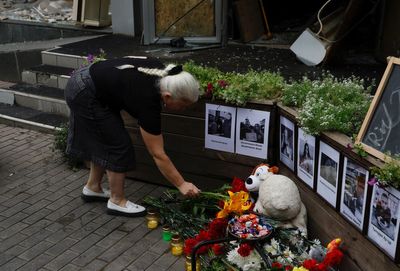 Award-winning Ukrainian writer dies of injuries suffered in Russian missile attack on restaurant