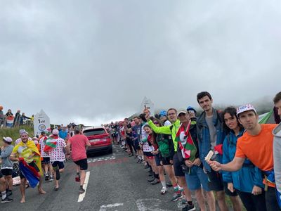 Beer, flags and barbecues: a day on the maddest climb in the Basque Country