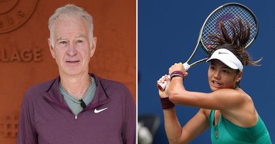 John McEnroe explains why Emma Raducanu has struggled since US Open triumph