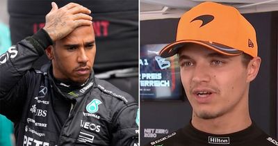 Lando Norris tells Lewis Hamilton he should have had "way more" penalties at Austrian GP