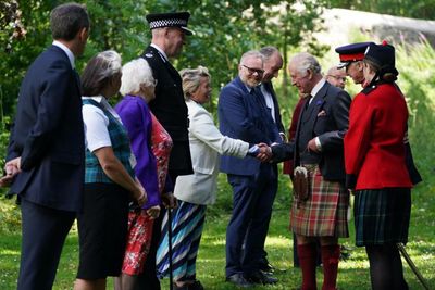 King arrives in Scotland for week of engagements