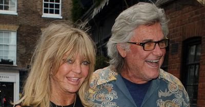 Goldie Hawn, 77, and Kurt Russell, 72, looked loved-up as they enjoy date night in London